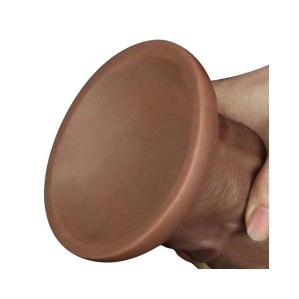 Dildo Chubby z przyssawką 24,5cm Lovetoy + lubrykant Just Glide 5 x 20 ml