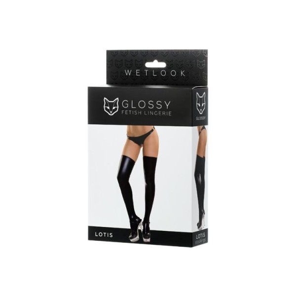 Pończochy Lotis Glossy Shiny Wetlook L TOYFA