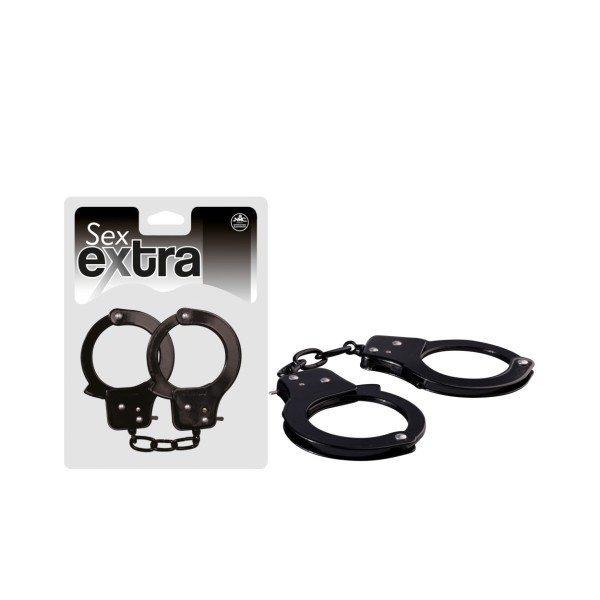 Kajdanki metalowe Sex Extra czarne