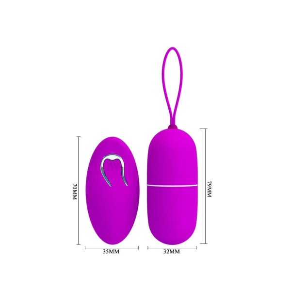 Jajeczko z wibracjami Arvin 7,5cm Pretty Love