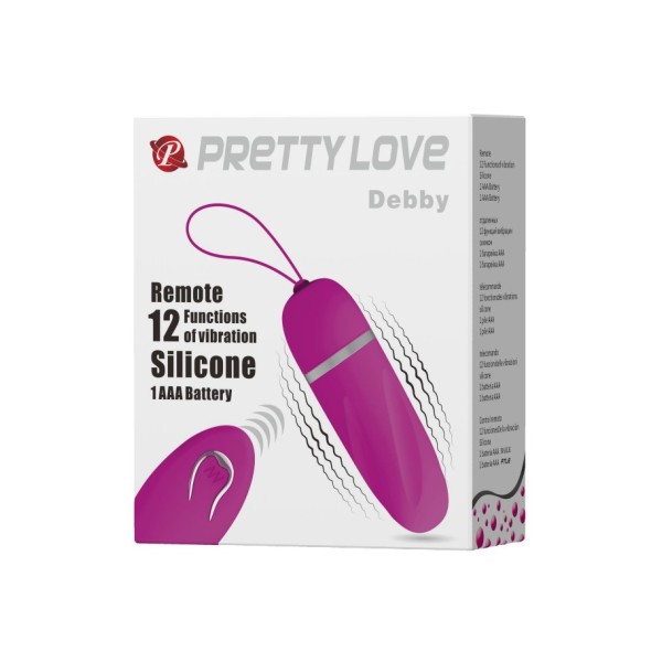 Jajeczko z wibracjami Debbie Pretty Love