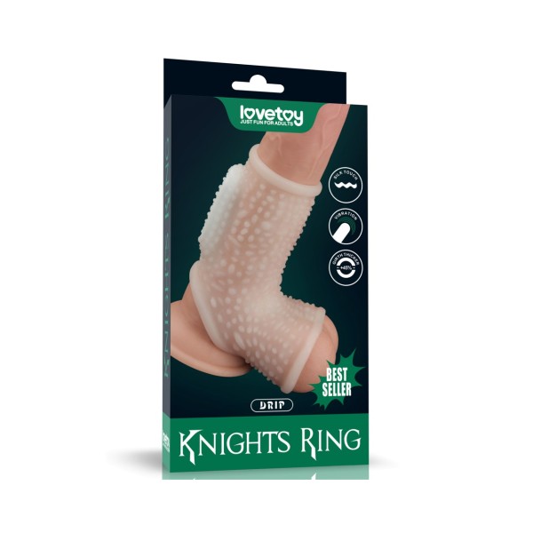 Pierścień na penisa Knights Drip z wibracjami Lovetoy