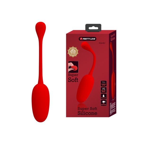 Jajeczko z wibracjami Knucker Red Pretty Love