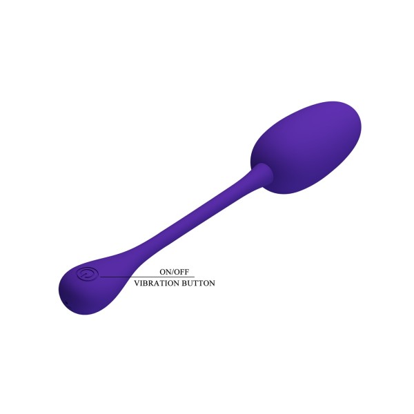 Jajeczko z wibracjami Knucker Purple Pretty Love
