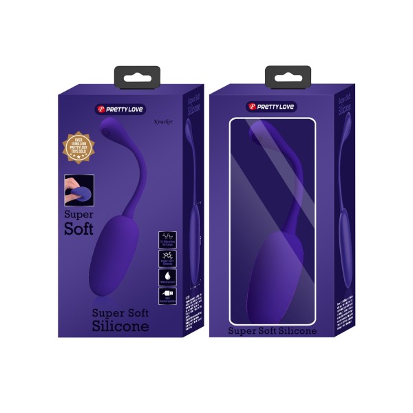Jajeczko z wibracjami Knucker Purple Pretty Love