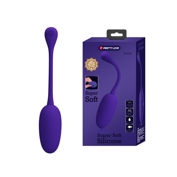 Jajeczko z wibracjami Knucker Purple Pretty Love