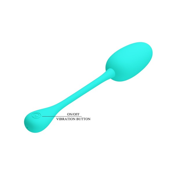 Jajeczko z wibracjami Knucker Green Pretty Love
