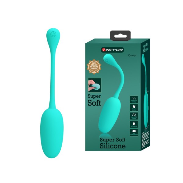 Jajeczko z wibracjami Knucker Green Pretty Love