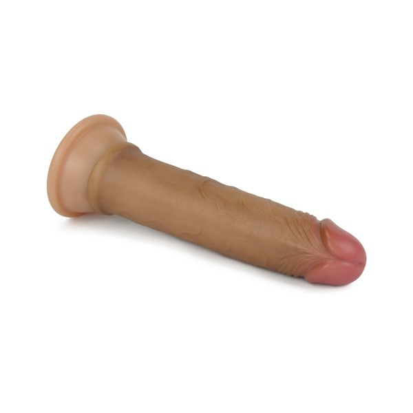 Dildo silikonowe z przyssawką Dual Layered Liquid 18 cm Lovetoy