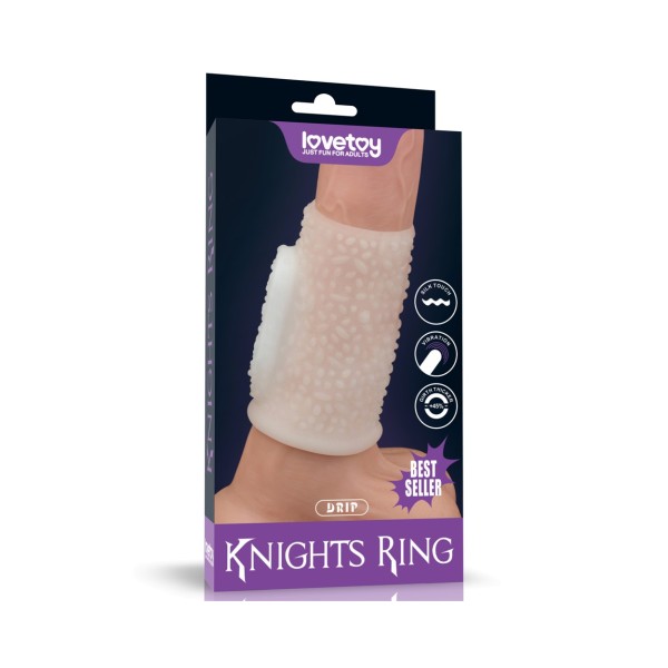 Pierścień na penisa Knights Drip z wibracjami Lovetoy