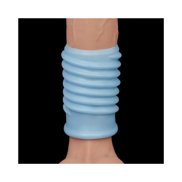 Pierścień na penisa Knights Spiral z wibracjami Lovetoy