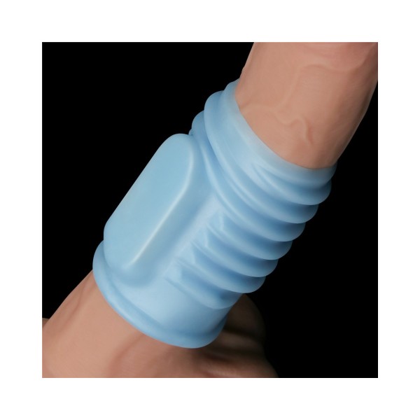 Pierścień na penisa Knights Spiral z wibracjami Lovetoy