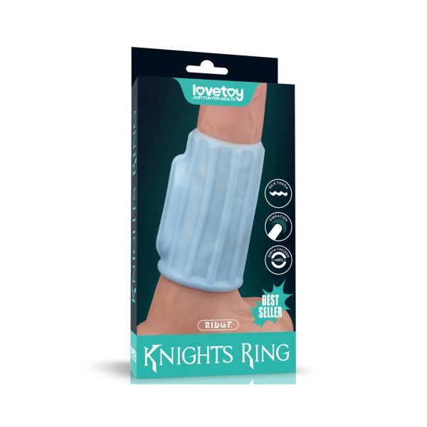 Pierścień na penisa Knights Ridge z wibracjami Lovetoy