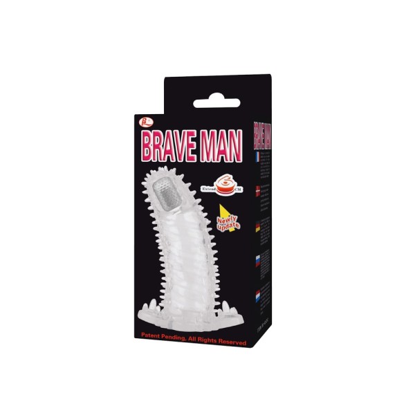 Nakładka na penisa Brave Man 14cm LyBaile