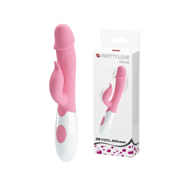 Wibrator do punktu G Peter 19,2cm Pretty Love