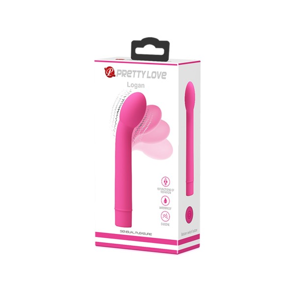Wibrator do punktu G Logan 16,6cm Pretty Love