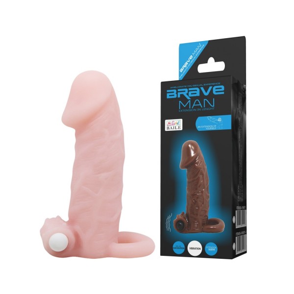 Nakładka na penisa Brave Man 15cm LyBaile
