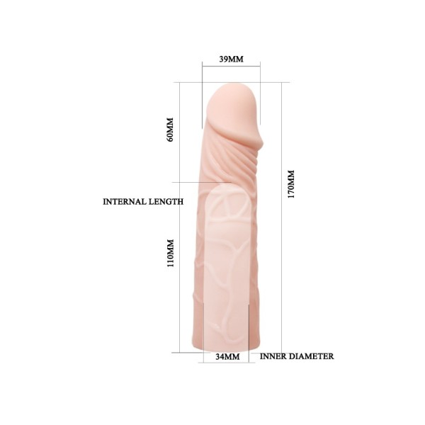 Nakładka na penisa 17cm LyBaile