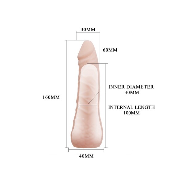 Nakładka na penisa 16cm LyBaile