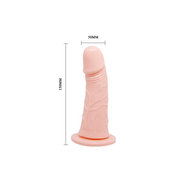 Uprząż z dildo z wibracjami 15cm Lybaile