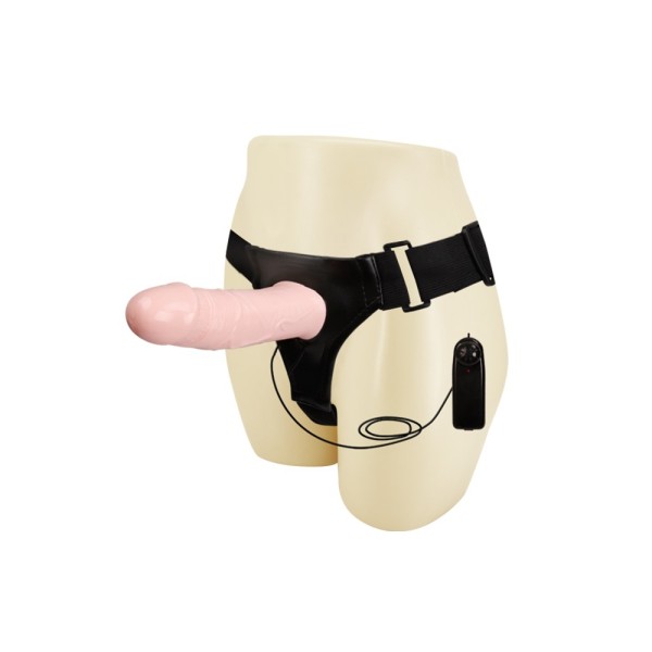Uprząż z dildo z wibracjami 16,5cm LyBaile