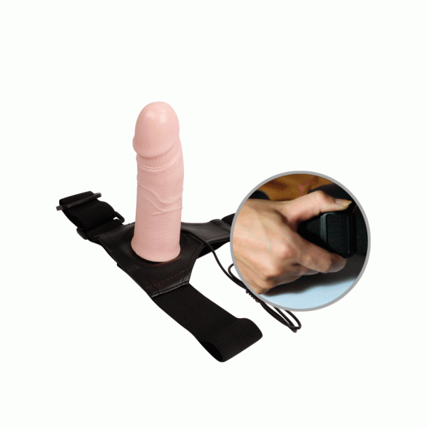Uprząż z dildo z wibracjami 16,5cm LyBaile