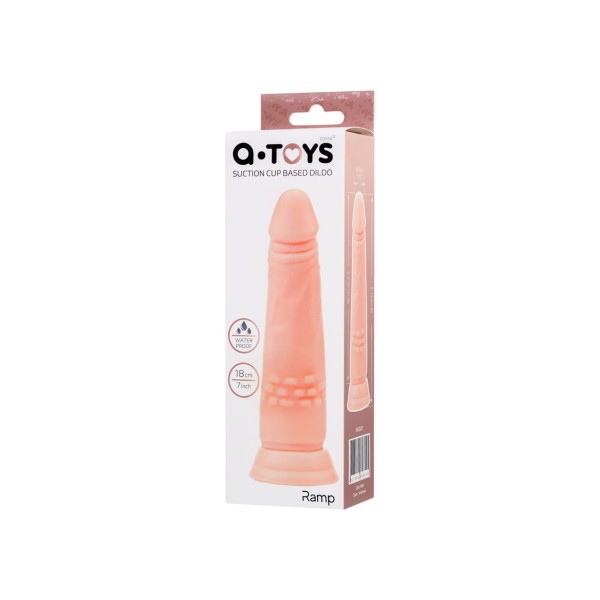 Dildo Ramp z przyssawką 18cm A-TOYS