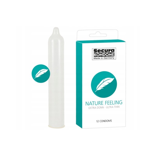 Prezerwatywy Nature Feeling bardzo cienkie 12 szt. Secura