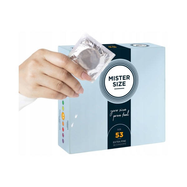 Prezerwatywy 53mm 36 szt. Mister Size