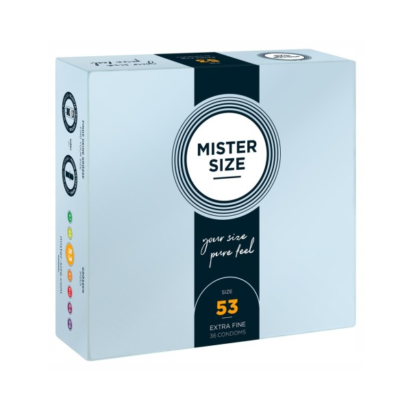 Prezerwatywy 53mm 36 szt. Mister Size