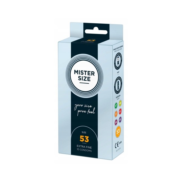 Prezerwatywy 53mm 10 szt. Mister Size