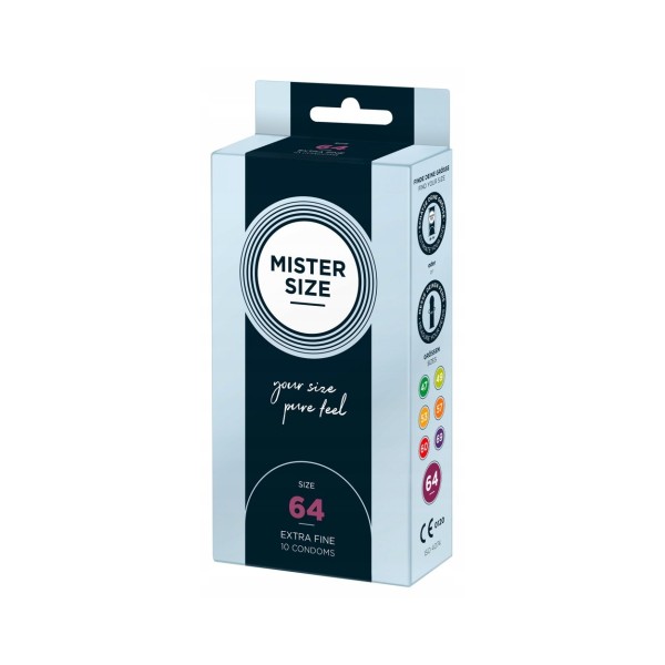 Prezerwatywy 64mm 10 szt. Mister Size