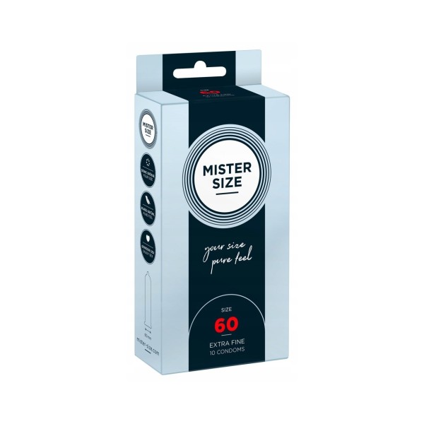 Prezerwatywy 60mm 10 szt. Mister Size