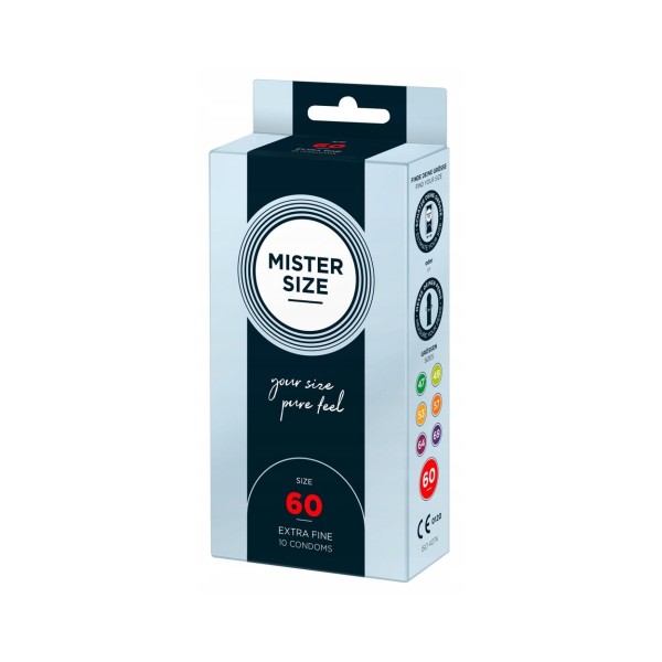 Prezerwatywy 60mm 10 szt. Mister Size