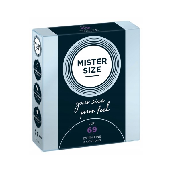 Prezerwatywy 69 mm 36 szt. Mister Size