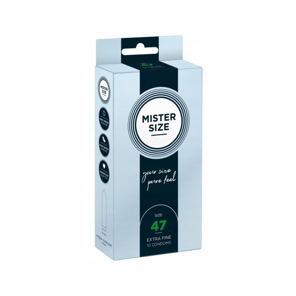 Prezerwatywy WEGAN Mister SIZE 47mm ULTRA 36 sztuk