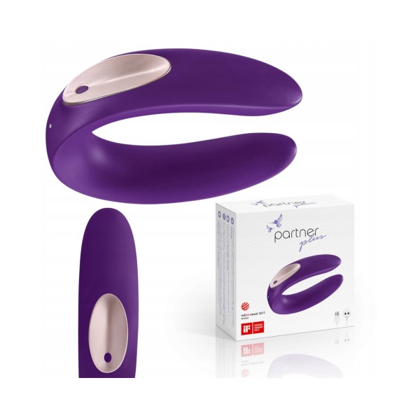 Masażer Satisfyer Double Plus fioletowy