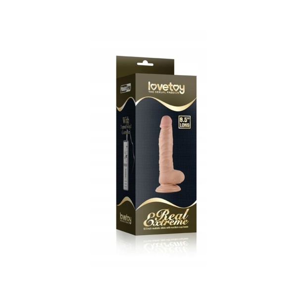 Naturalny Penis Dildo 22cm z pilotem wibracje