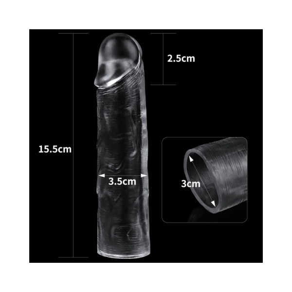 Nakładka na penisa Flawless 15,5 cm