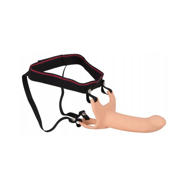 Silikonowy Strap-on + 6cm