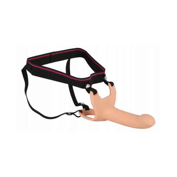 Silikonowy Strap-on + 5cm