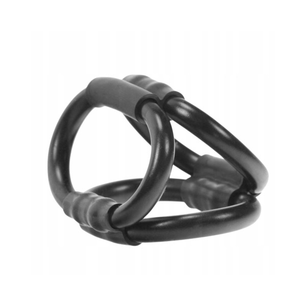 Pierścień - Tri ring Cock cage