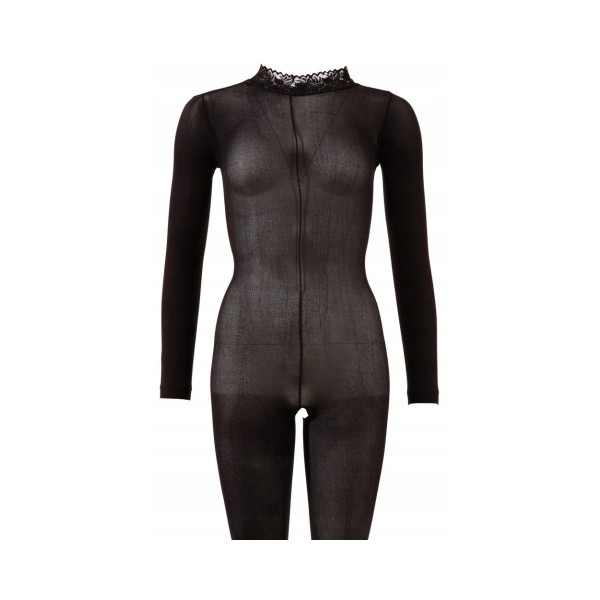 Catsuit with Lace Collar XL/XXL