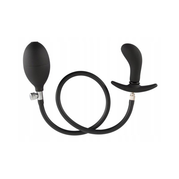 Korek analny silikonowy pompowany 8 cm