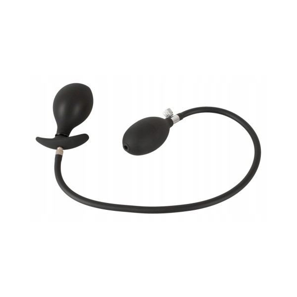 Korek analny silikonowy pompowany 8 cm