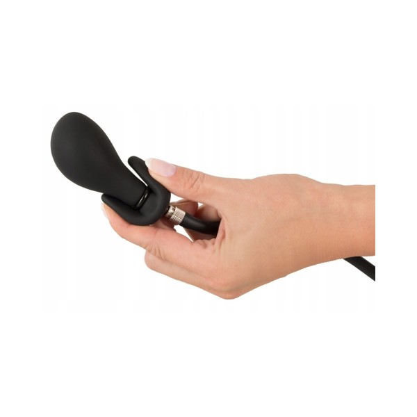 Korek analny silikonowy pompowany 8 cm
