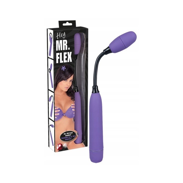 Vibro bullet Hey Mr. Flex wygięty o 180 stopni