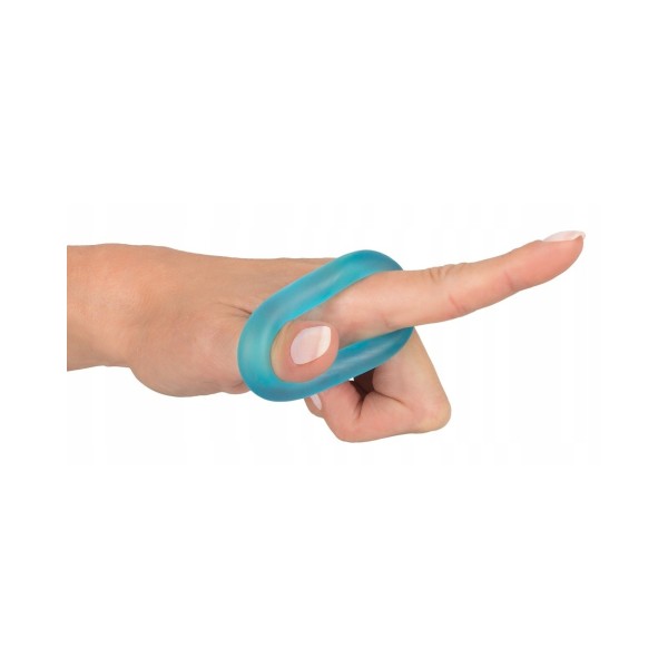 Pierścień Stretchy Cockring Frosted Blue