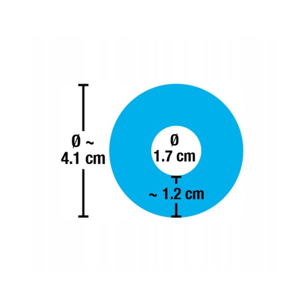 Pierścień Stretchy Cockring Frosted Blue