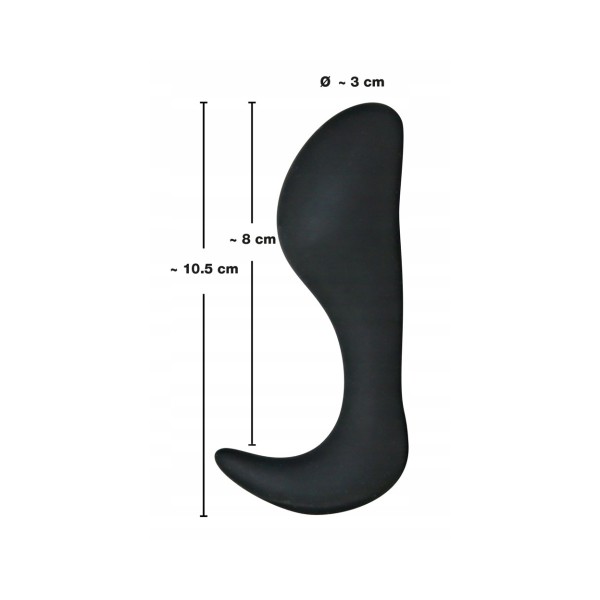 Korek analny silikonowy 10,5cm Black Velvets